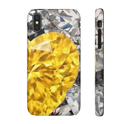 Snap Phone Case – Heart of Gold