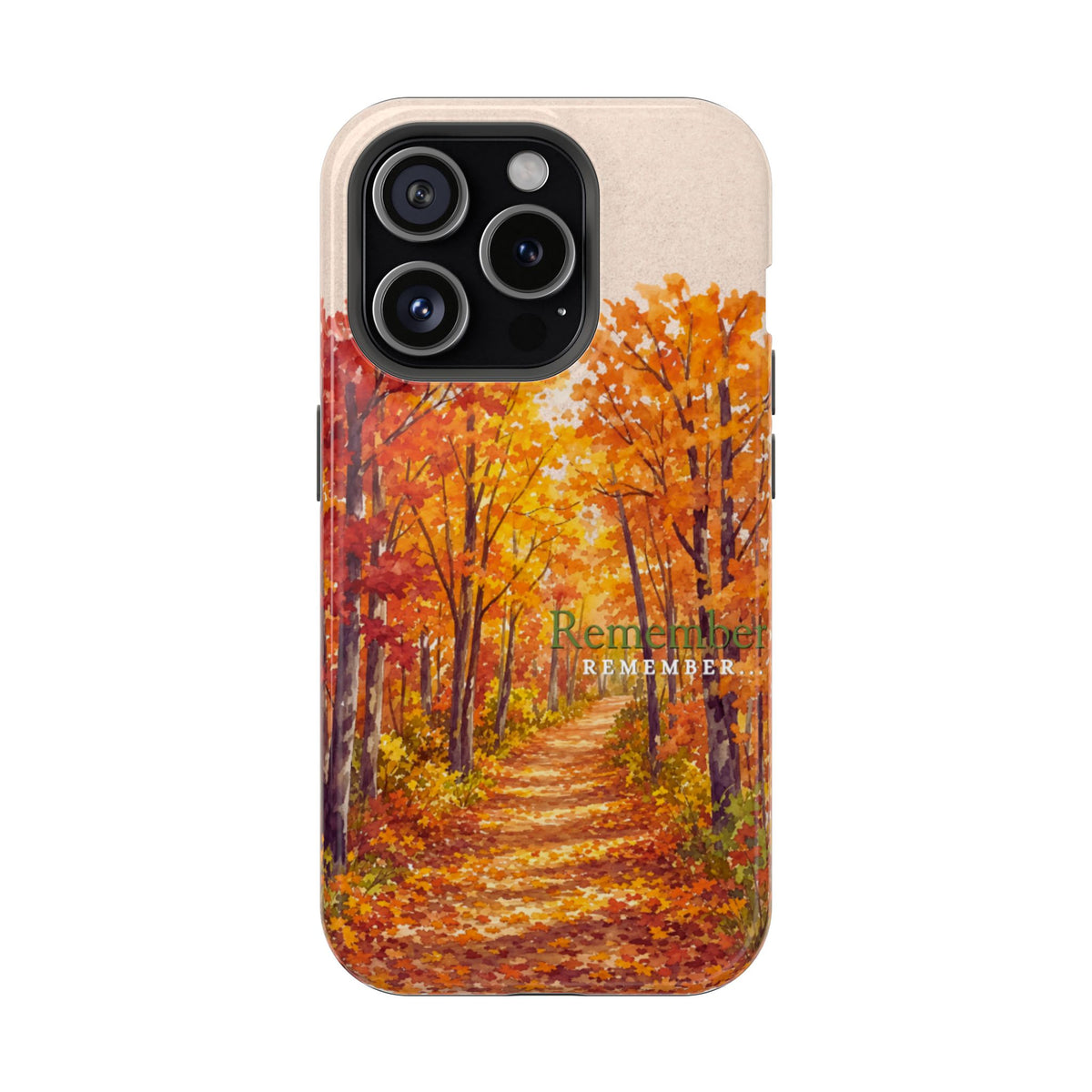 Impact-Resistant Phone Case – Autumn Remembered – Compatible with iPhone 11–17 & Samsung Galaxy S22–S26 Series
