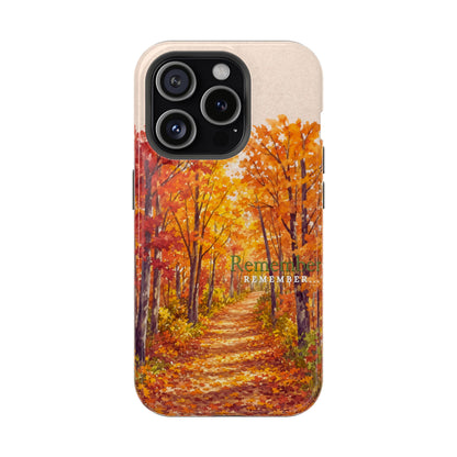 Impact-Resistant Phone Case – Autumn Remembered – Compatible with iPhone 11–17 & Samsung Galaxy S22–S26 Series