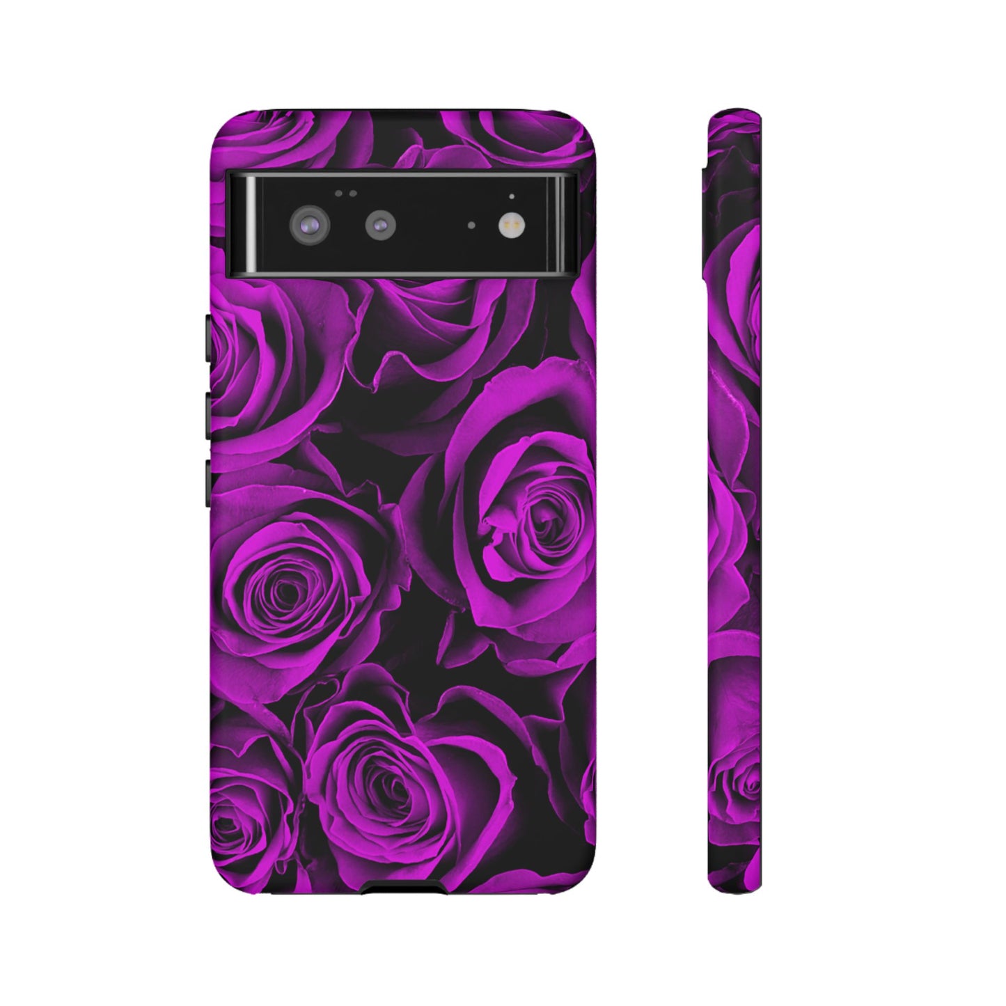Protective Phone Case – Amethyst Roses