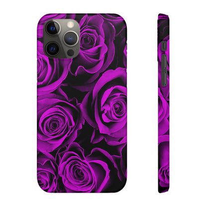 Snap Phone Case – Amethyst Roses