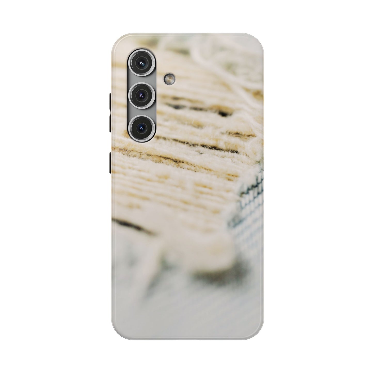 Impact-Resistant Phone Case – Woven Warmth