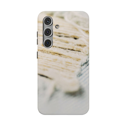 Impact-Resistant Phone Case – Woven Warmth