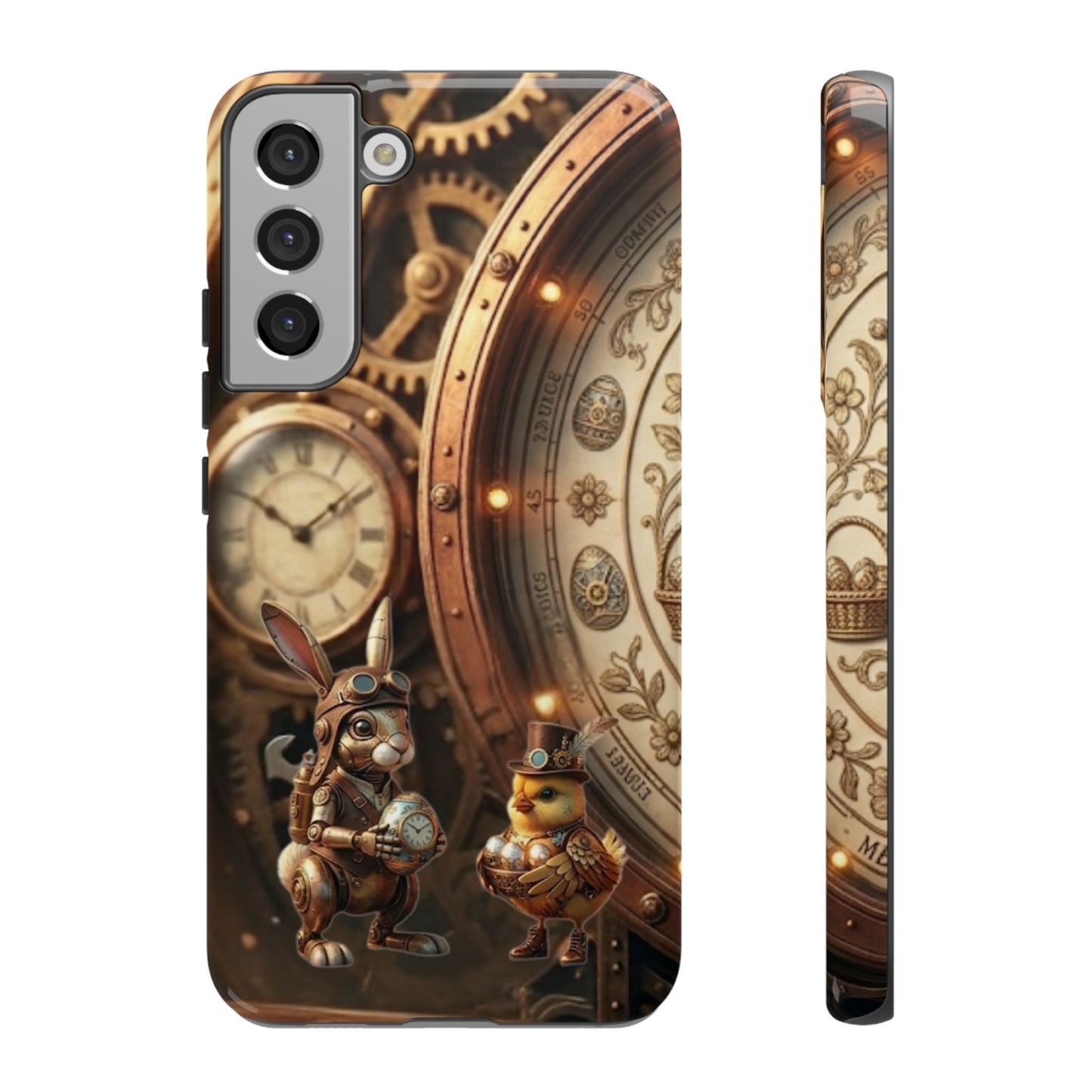 Protective Phone Case – Clockwork Cottontail