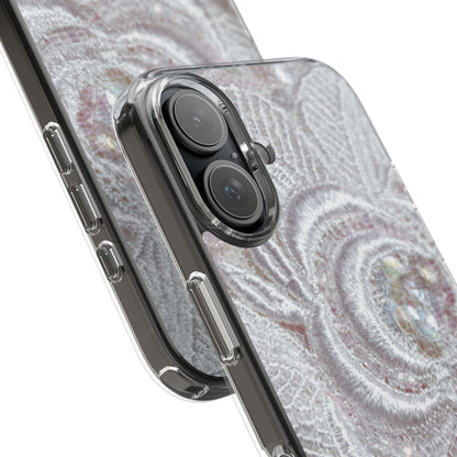 Clear Phone Case – Lace Veil