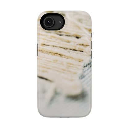 Impact-Resistant Phone Case – Woven Warmth