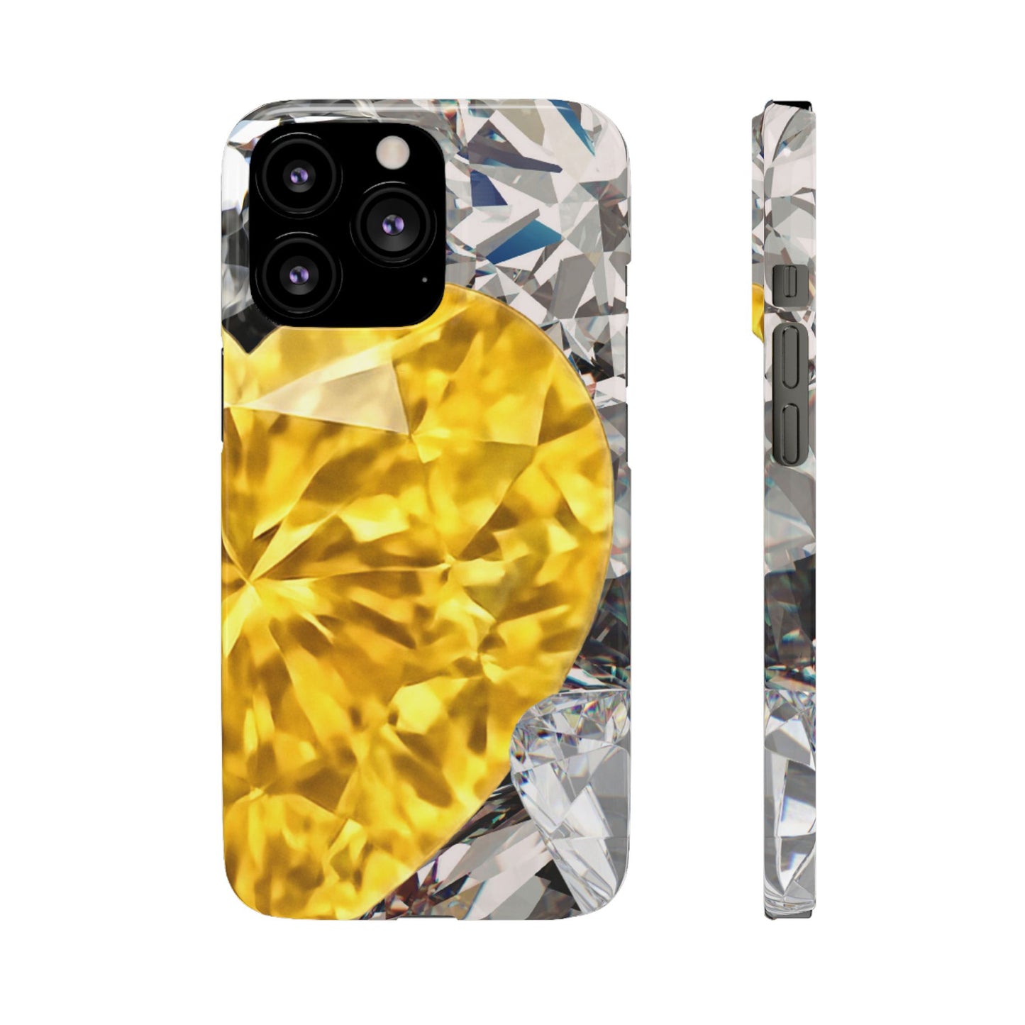 Snap Phone Case – Heart of Gold