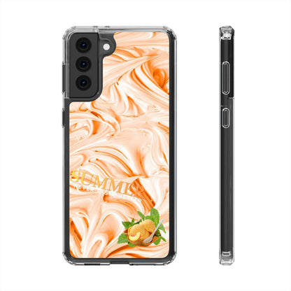 Clear Phone Case – Peach Sorbet
