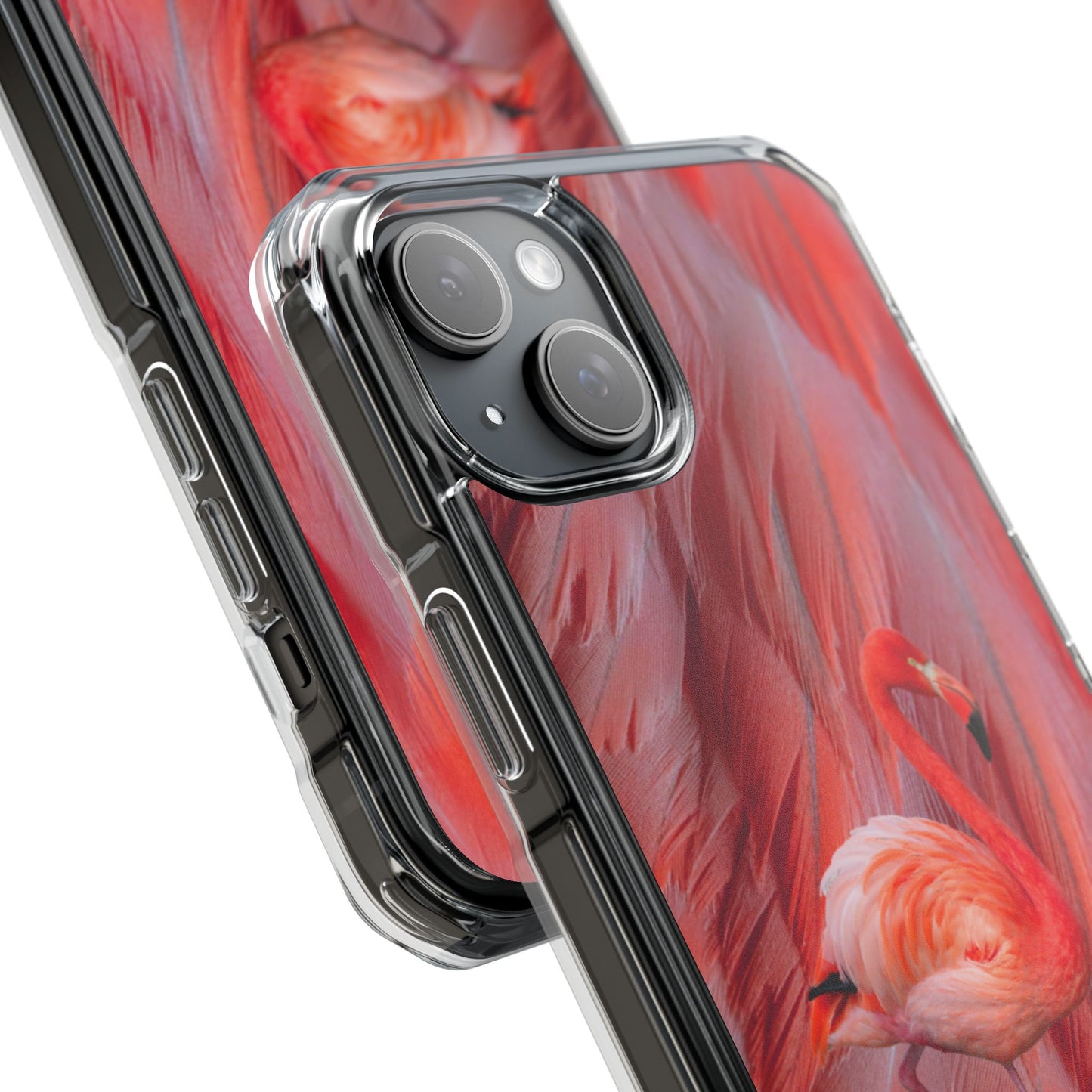 Clear Magnetic Phone Case – Scarlet Plume