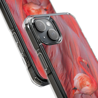 Clear Magnetic Phone Case – Scarlet Plume