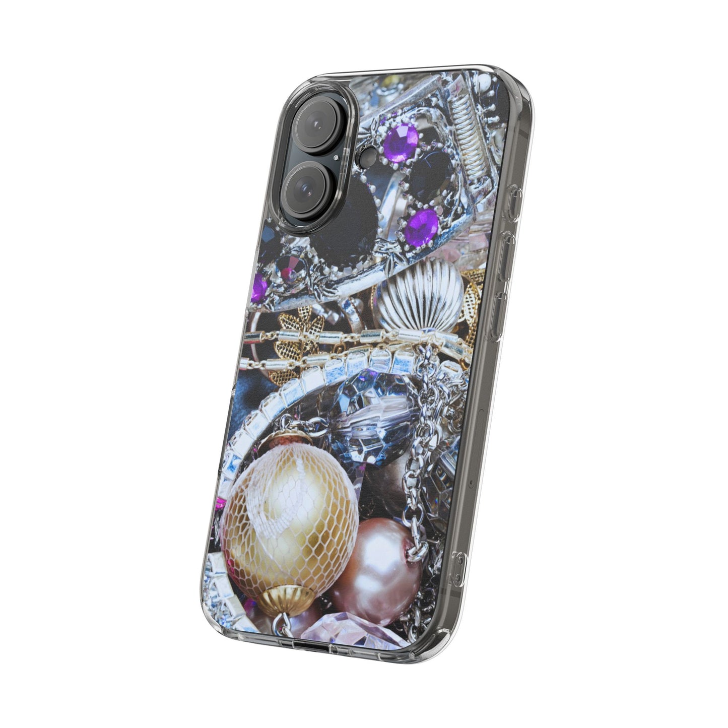 Clear Phone Case – Chrome Jewel