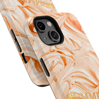 Impact-Resistant Phone Case – Peach Sorbet