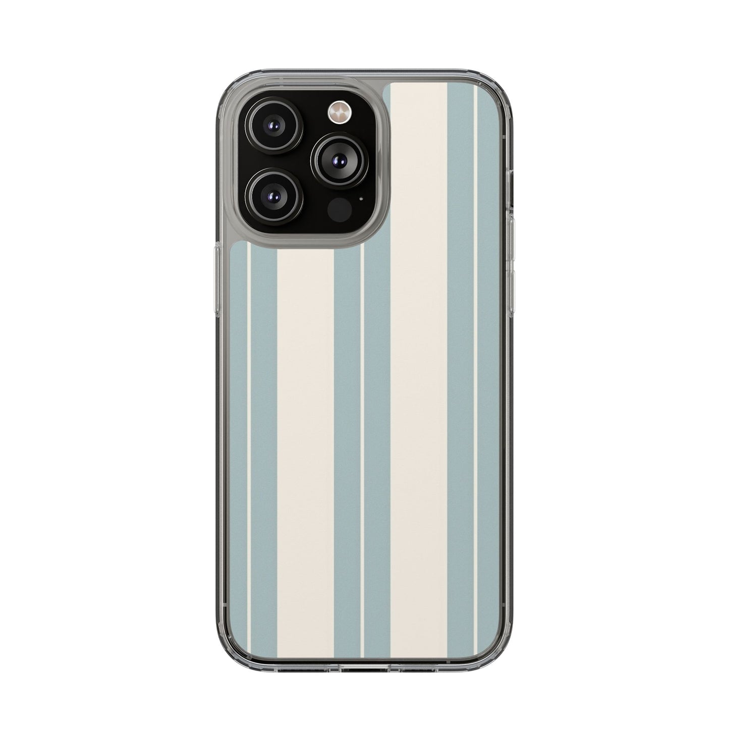 Clear Phone Case – Coastal Stripe