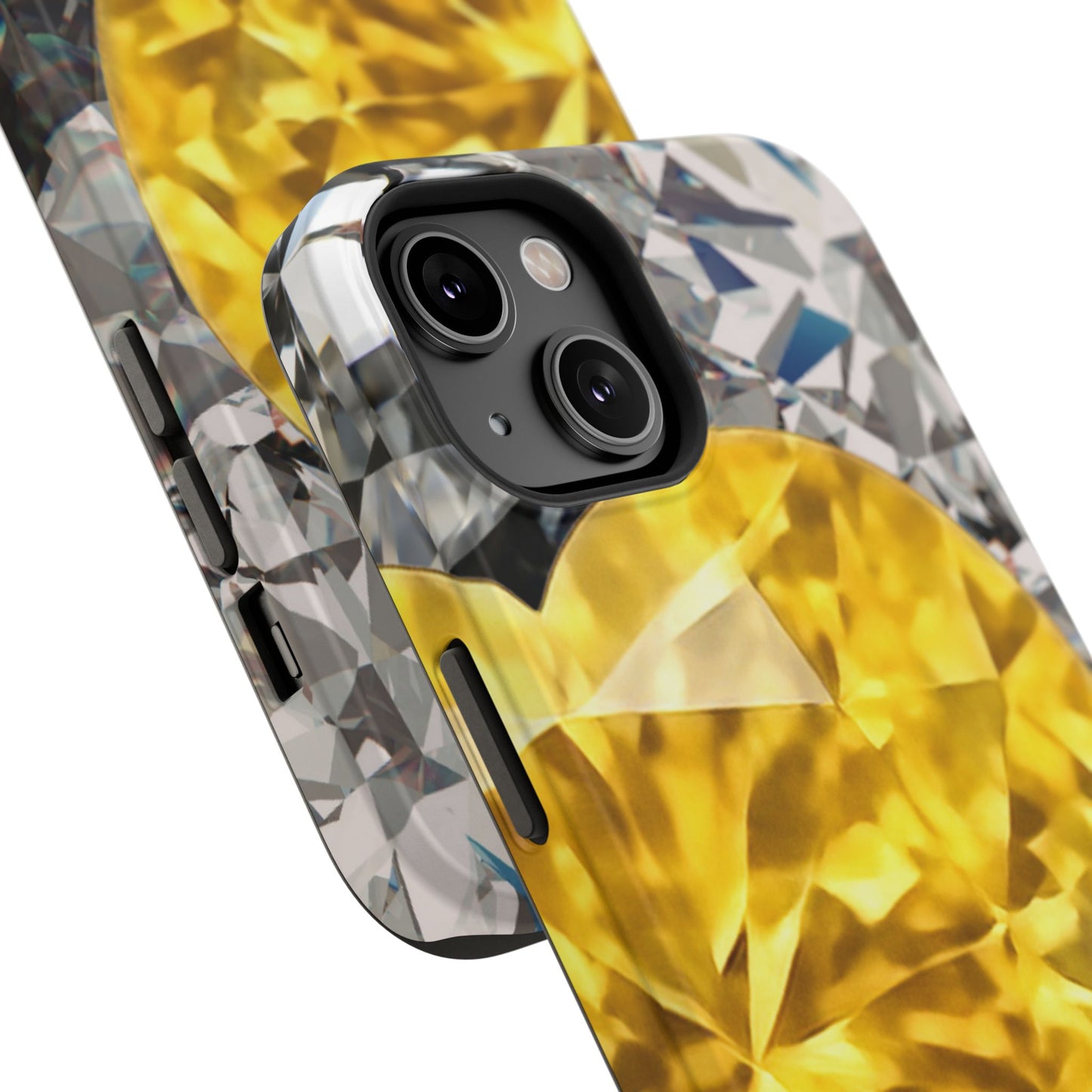 Impact-Resistant Phone Case – Heart of Gold