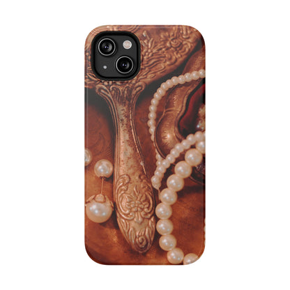 Impact-Resistant Phone Case – Bronze Vanity