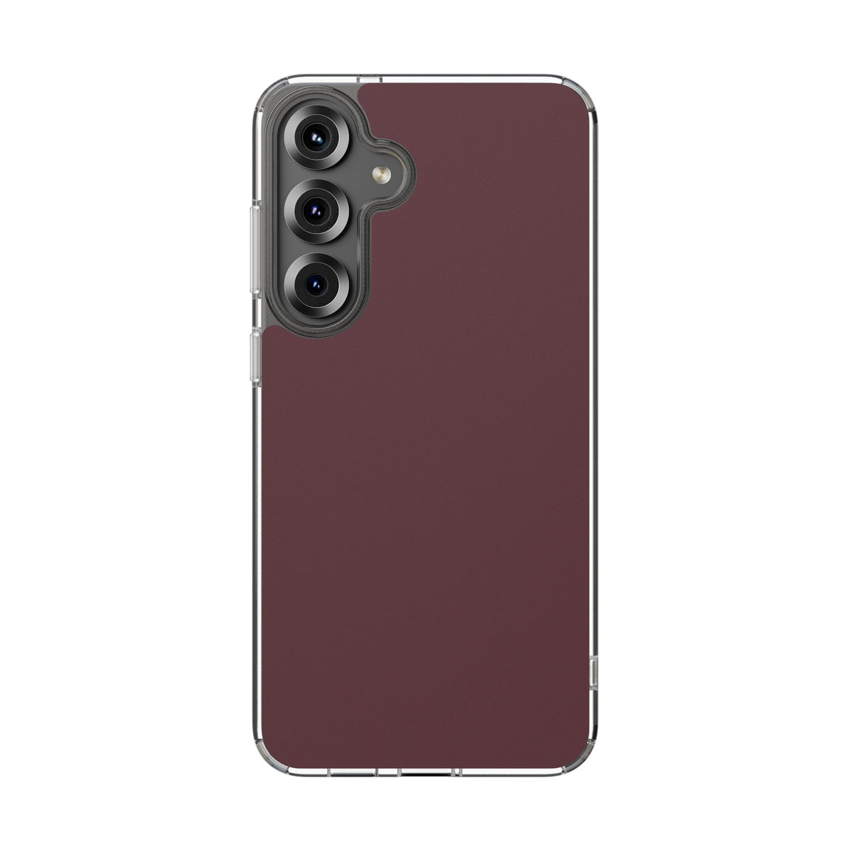 Clear Phone Case – Mulled Wine – Compatible with iPhone 13–17 & Samsung Galaxy S25–S26 Series