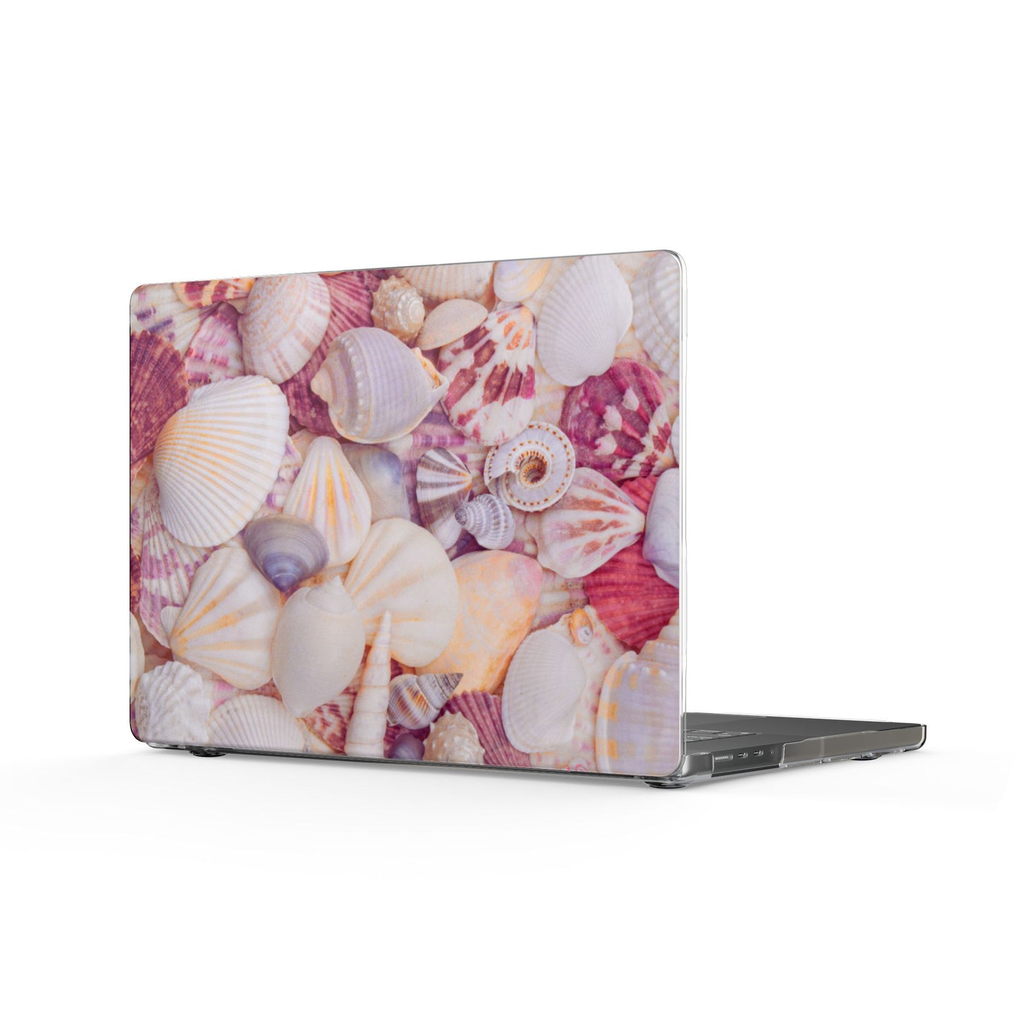 Clear Laptop Case – Shell Scatter
