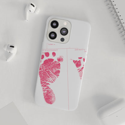 Flexi Case – Mom’s Little Pink Footprints