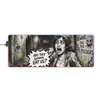 Gaming LED Desk Mat – Brains Only