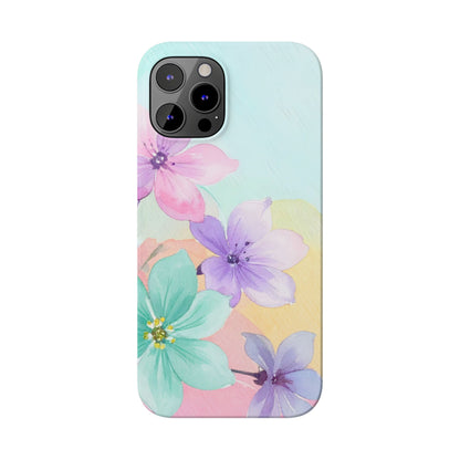 Slim Phone Case – Water Petal