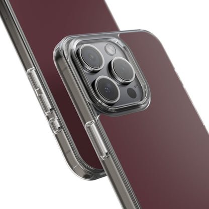 Clear Phone Case – Mulled Wine – Compatible with iPhone 13–17 & Samsung Galaxy S25–S26 Series