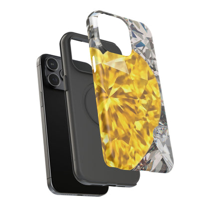 Impact-Resistant Phone Case – Heart of Gold