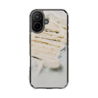 Clear Magnetic Phone Case – Woven Warmth