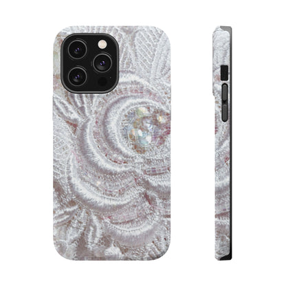 Wireless-Charging Compatible Case – Lace Veil