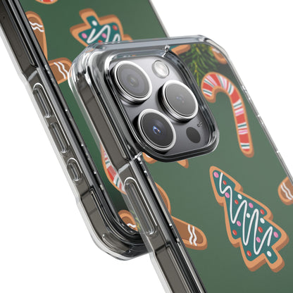 Clear Magnetic Phone Case – Cookie Season – Compatible with iPhone 14–17 Series