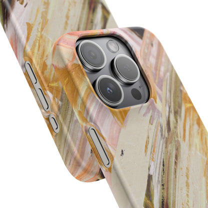Snap Phone Case – Brush & Bronze