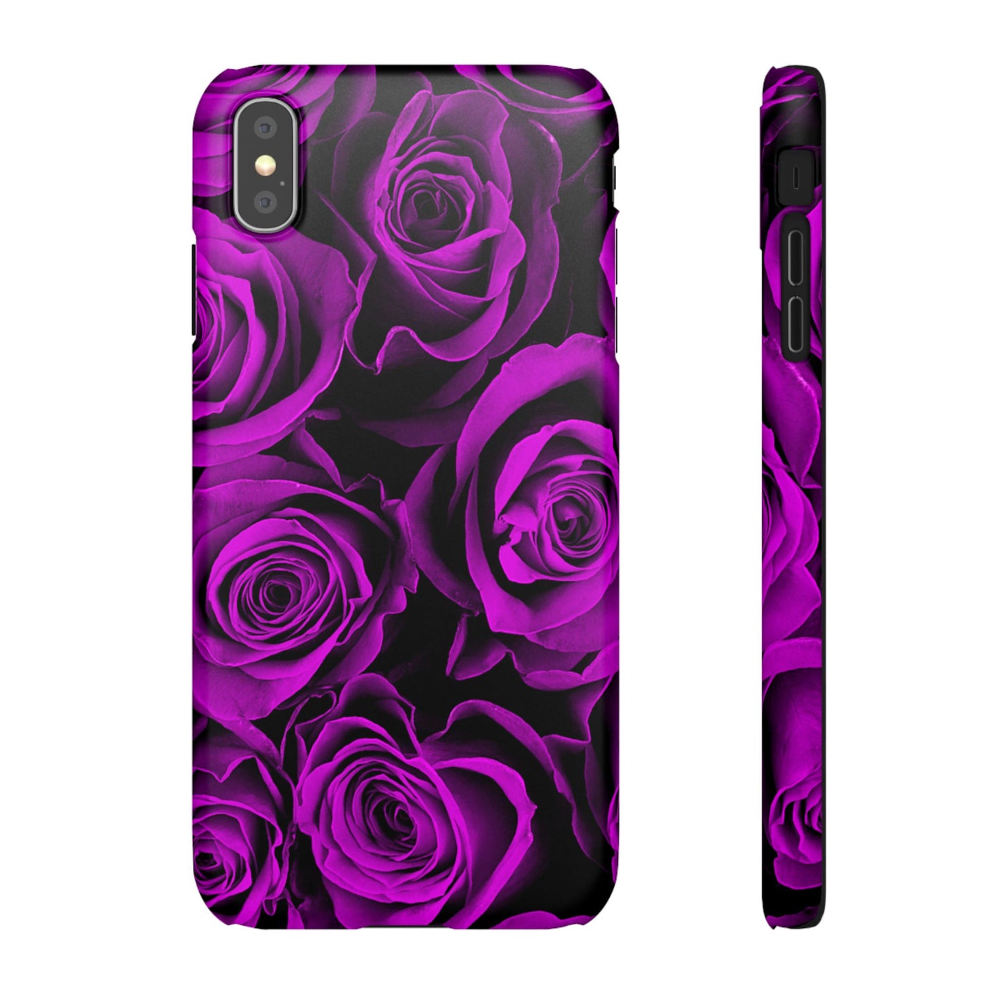Snap Phone Case – Amethyst Roses