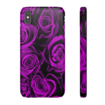 Snap Phone Case – Amethyst Roses