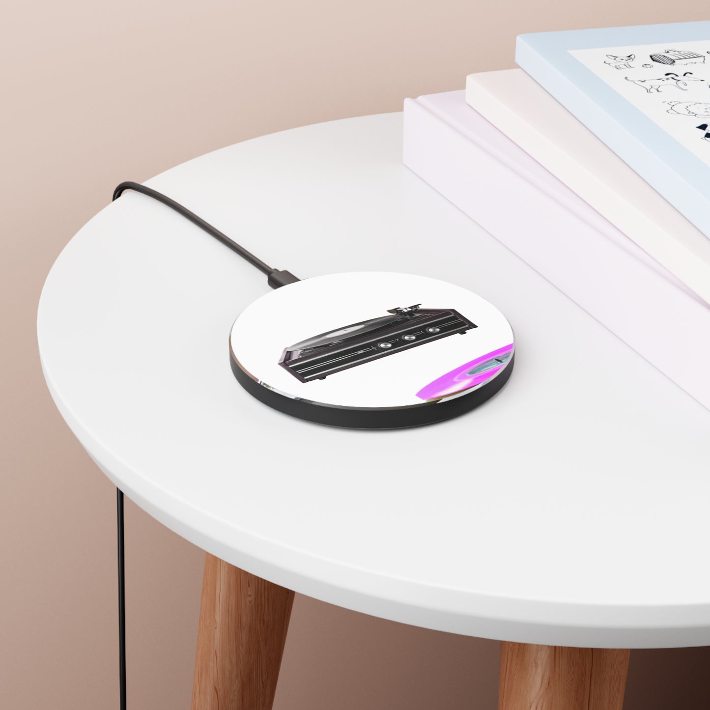 Wireless Charger – 70s Spin