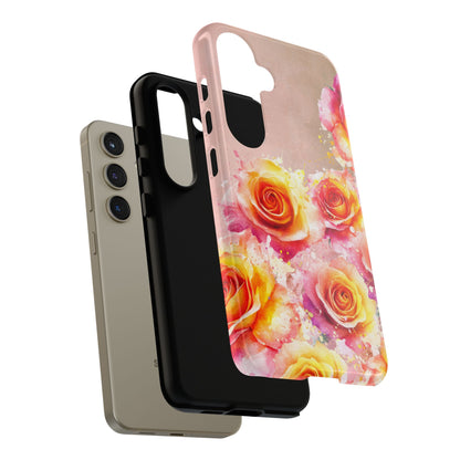 Protective Phone Case – Sunset Roses