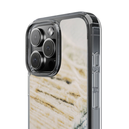 Clear Phone Case – Woven Warmth