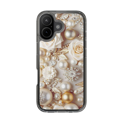 Clear Phone Case – Ivory Opulence