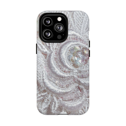 Protective Magnetic Phone Case – Lace Veil