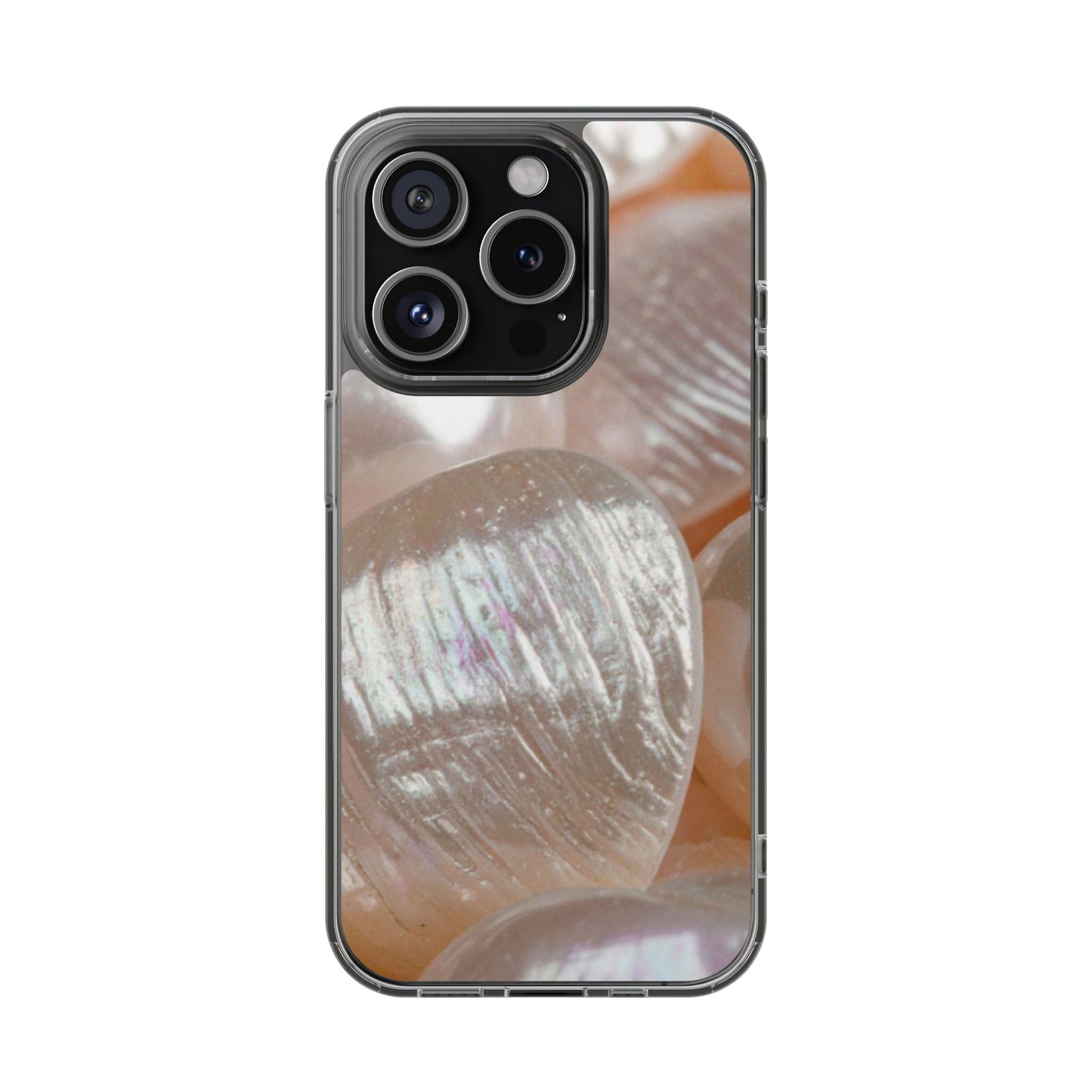 Clear Magnetic Phone Case – Blush Pearl