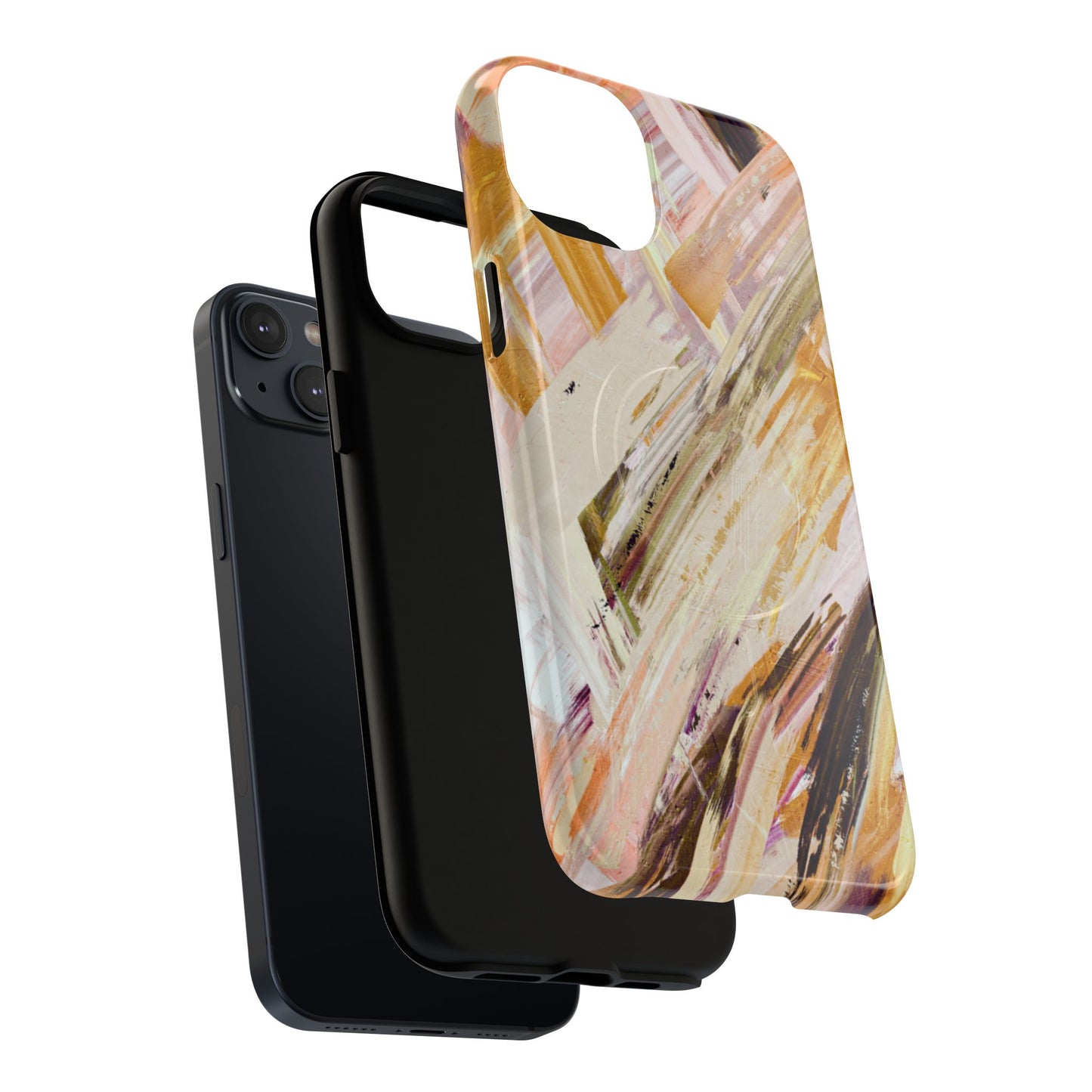 Protective Magnetic Phone Case – Brush & Bronze