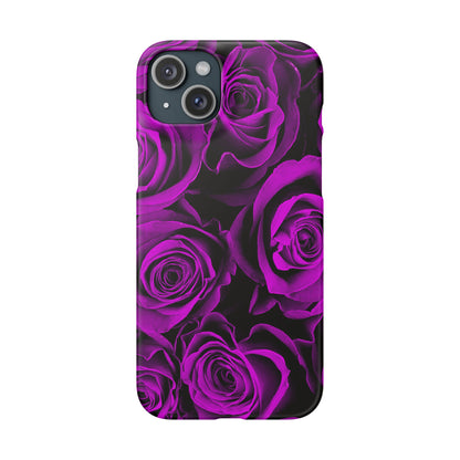 Snap Phone Case – Amethyst Roses