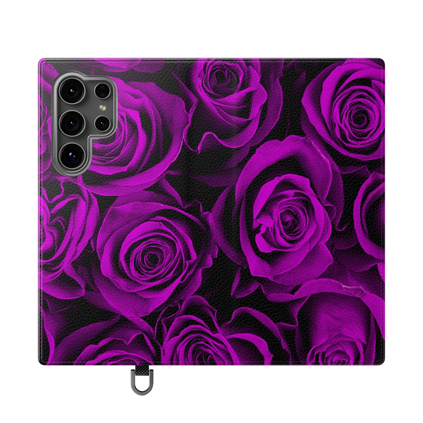 Flip Case – Amethyst Roses