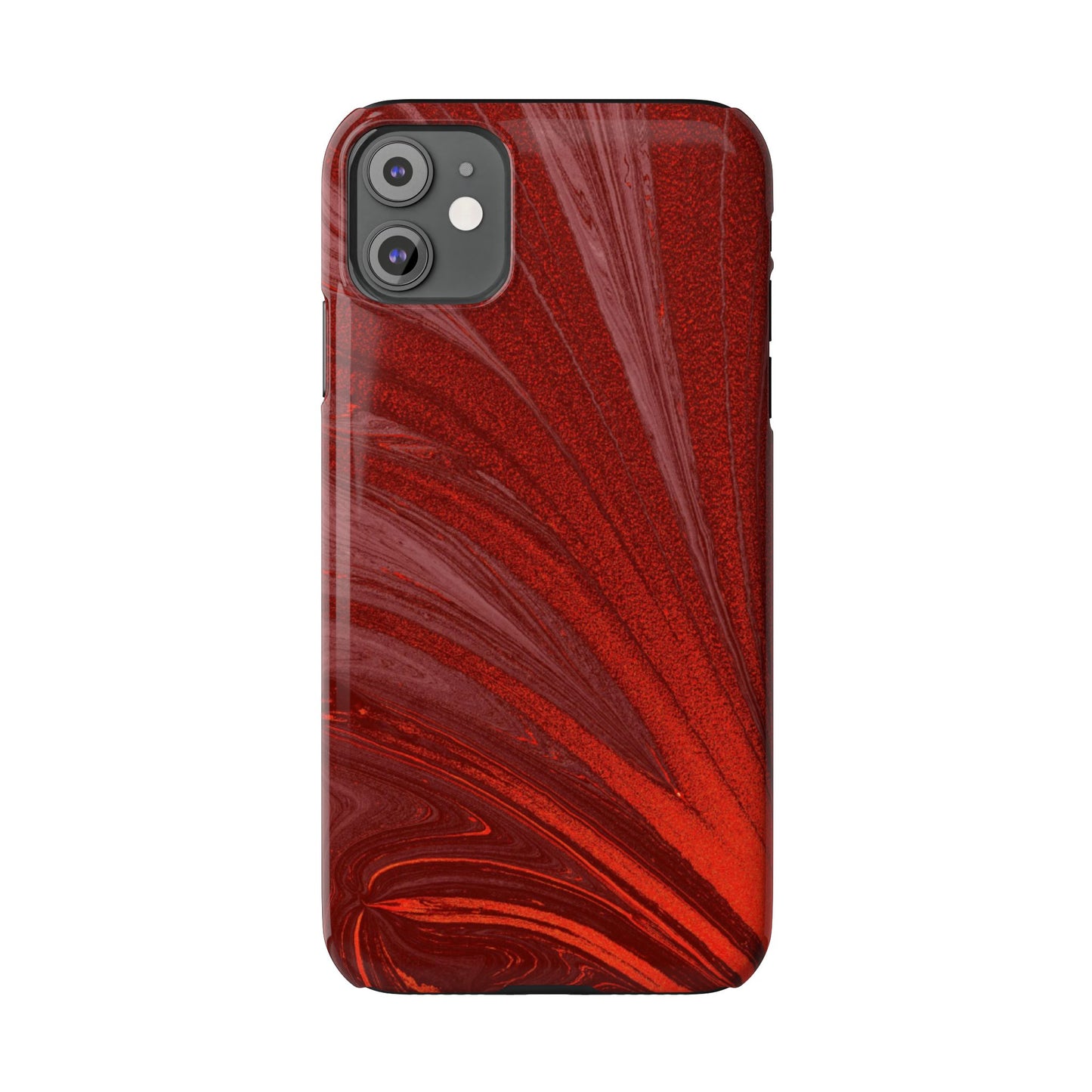 Slim Phone Case — Crimson Current