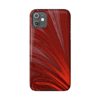Slim Phone Case — Crimson Current