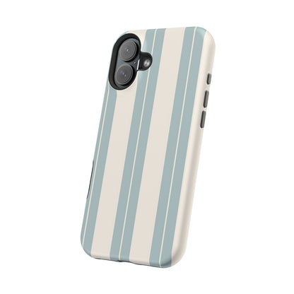 Wireless-Charging Compatible Case – Coastal Stripe