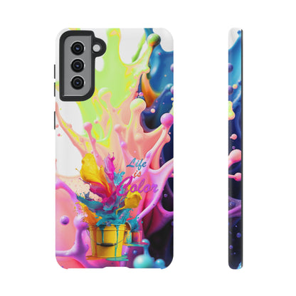 Color Splash Phone Case — “Life in Color” Protective Tough Case