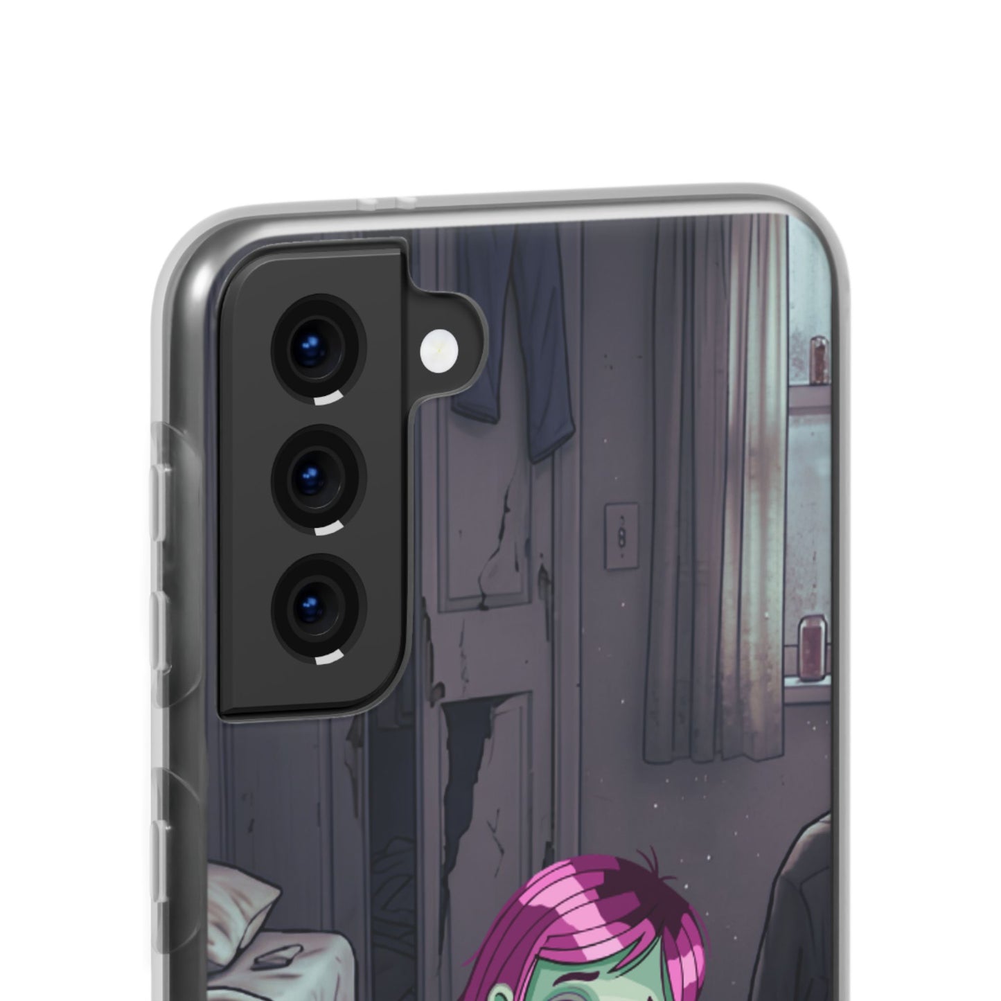 Zombie Girl Phone Case — Cute Creepy Cartoon Phone Cover