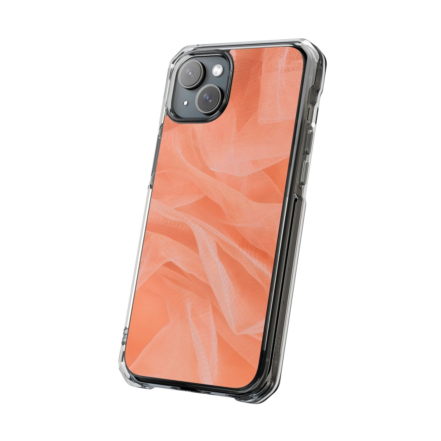 Clear Magnetic Phone Case – Coral Veil