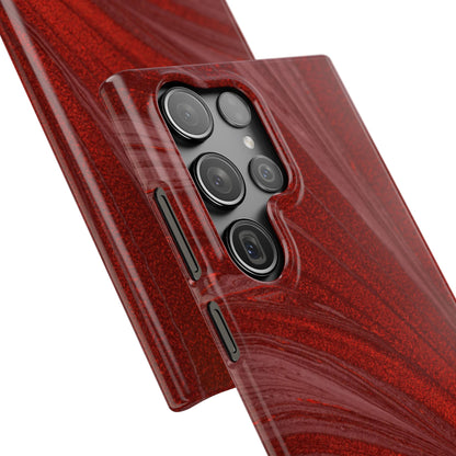 Snap Phone Case – Crimson Current