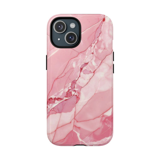 Protective Magnetic Phone Case – Pink Agate