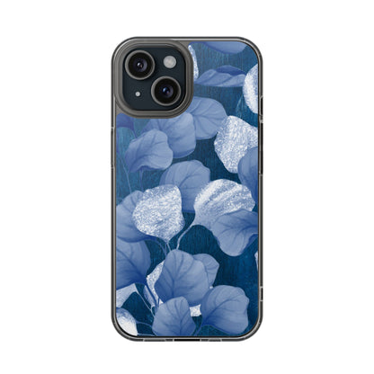 Clear Magnetic Phone Case – October Blues